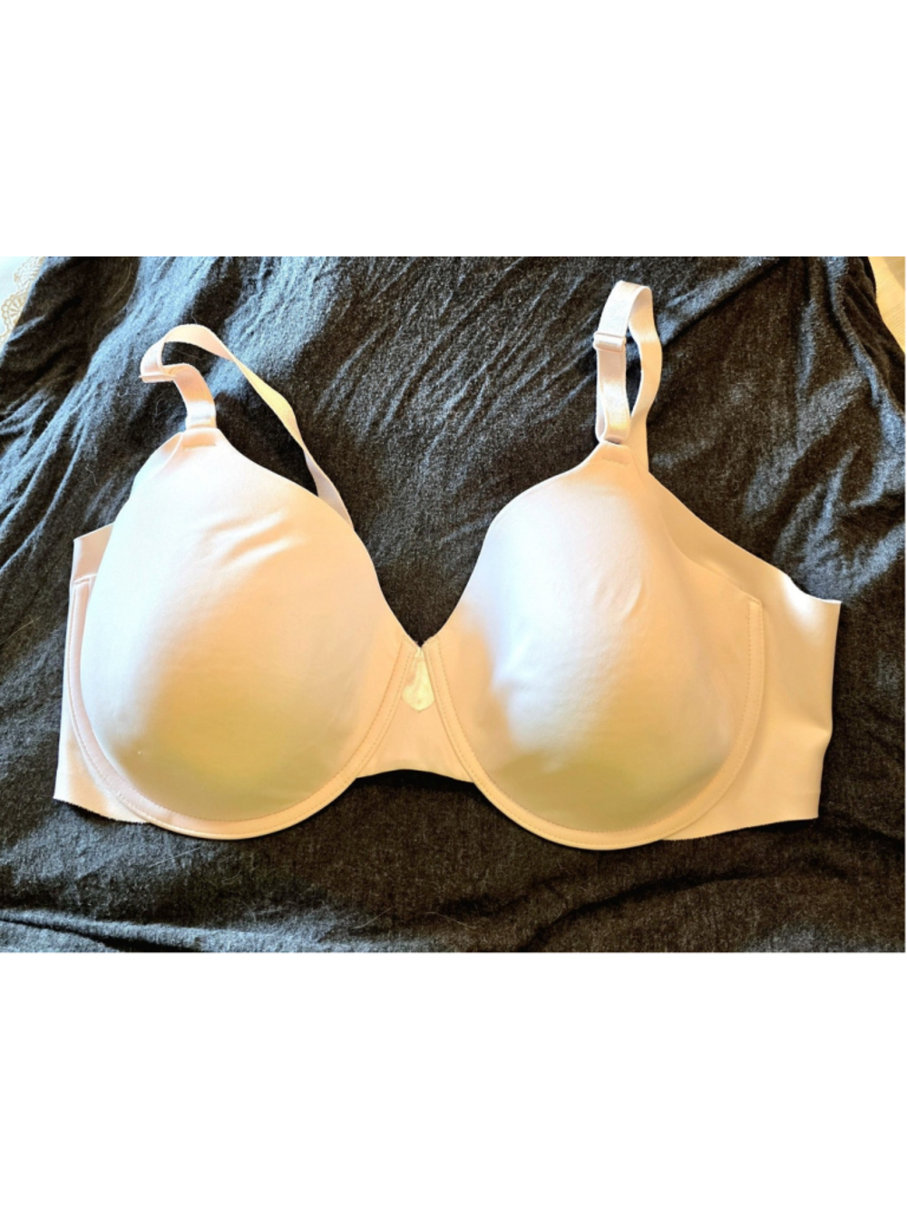 Olga Bra 42D Women's No Side Effects Underwire Contour Bra Pink